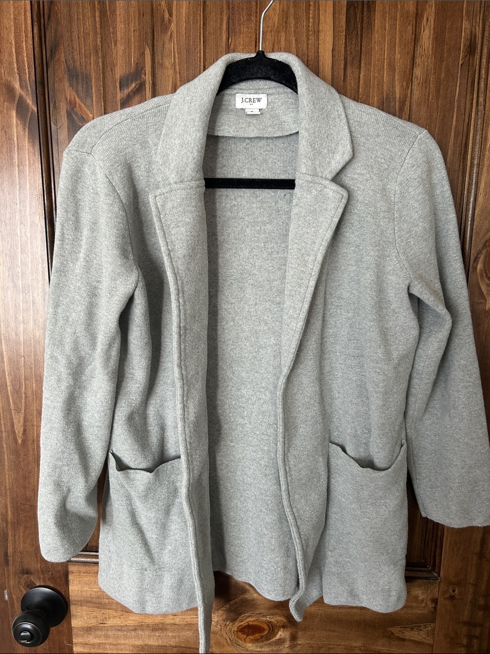 J.Crew Women's Gray Sweater Blazer